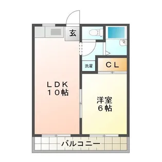 レピュート愛宕【2階】の間取り
