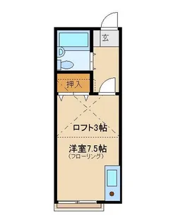 corpo DAIMON IV【2階】の間取り