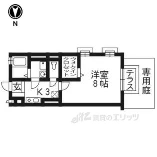 ソフィアKUZUHA【1階】の間取り