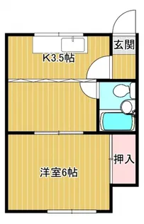 パッソ余部II【3階】の間取り