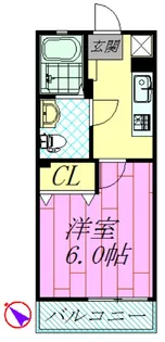 アロンジェ【1階】の間取り