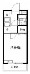 パークテラス堀江【2階】の間取り