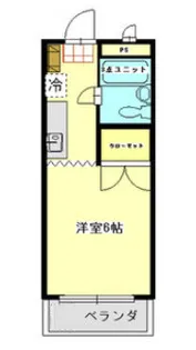 ニューめぞん八王子【1階】の間取り