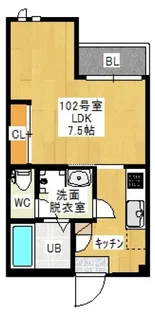 Grandtic 廿日市本町【1階】の間取り