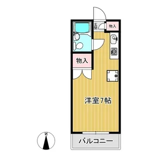 ハイツ黒坂【3階】の間取り