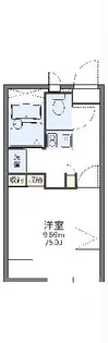 1Kの間取り画像