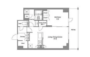 レックスガーデン横浜反町公園【5階】の間取り