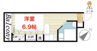 ラ・パルフェ・ド・セヴェールNO.4【1階】の間取り