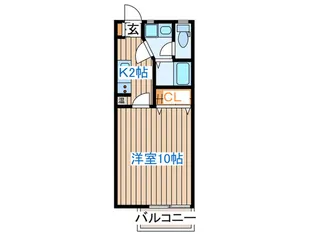 台原パークハウス【1階】の間取り