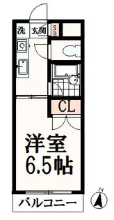 コーポレイメイ【3階】の間取り