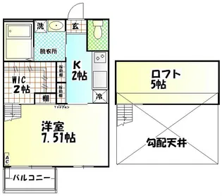 ペイサージュ【2階】の間取り