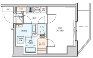 プロスタイルウェルス川崎イースト【9階】の間取り