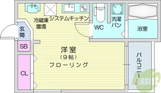 REGALEST Advance太子堂1【3階】の間取り