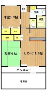 シャインエトワール【1階】の間取り