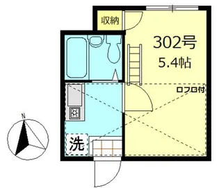 オリンピア亀戸【3階】の間取り