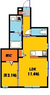 プルミエ B【1階】の間取り