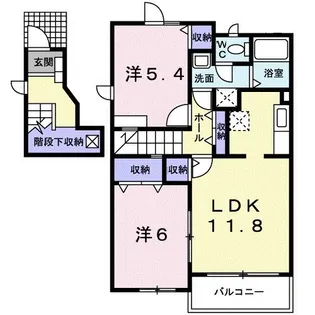 メゾン・アルモニー【2階】の間取り