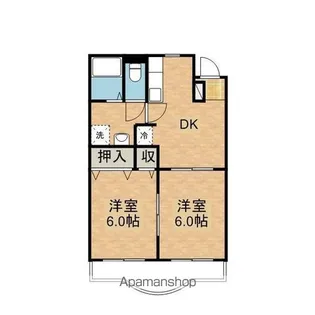 桜マンション【1階】の間取り