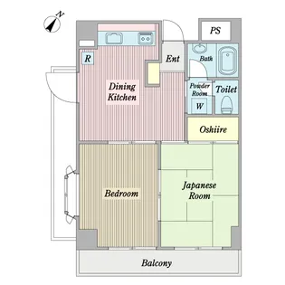 エメラルドマンション【3階】の間取り
