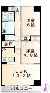 東京都荒川区東尾久5【マンション】の間取り