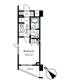 東京都板橋区南常盤台1【マンション】の間取り