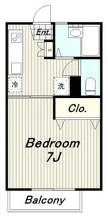 ラガール百草【2階】の間取り