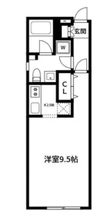 オモチ デ スギナミワダ【4階】の間取り