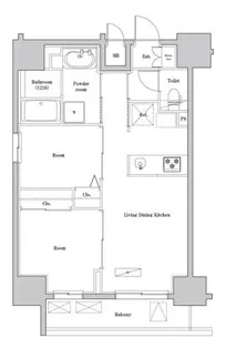 SPコート両国【2階】の間取り
