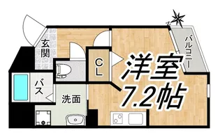 サンフレスカ福島【4階】の間取り