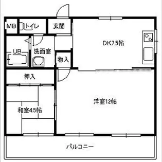 メゾン惟信【3階】の間取り