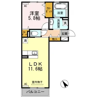 サニーヒルズ【3階】の間取り