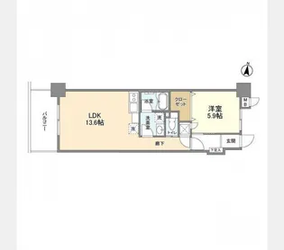 レリーフ美しが丘【1階】の間取り