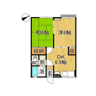 シティハイムベルフィスII【1階】の間取り