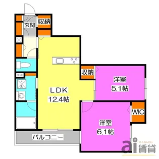 埼玉県所沢市上新井4【マンション】の間取り