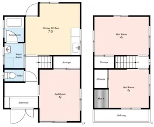 兵庫県神戸市垂水区五色山2【一戸建】の間取り