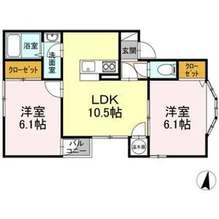 プレリュードC【2階】の間取り