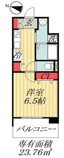レジディア船橋II【4階】の間取り