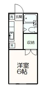 サンライズヴィラ【1階】の間取り