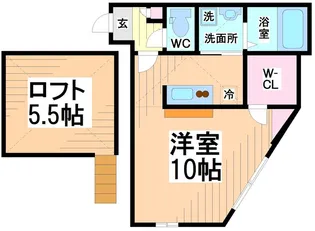 神奈川県川崎市多摩区西生田2【アパート】の間取り