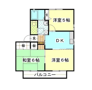 エステート日吉B【1階】の間取り