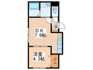 Light Point月寒【2階】の間取り
