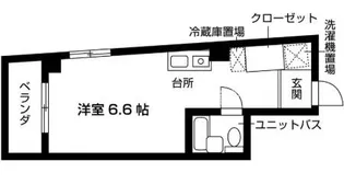 東京都渋谷区本町5【マンション】の間取り
