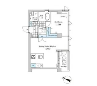 Casa Albore【5階】の間取り