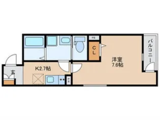 REGIES塚本【2階】の間取り