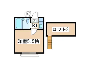 プラザドゥグロリア【2階】の間取り