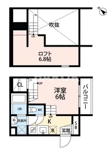D-rise春日【2階】の間取り