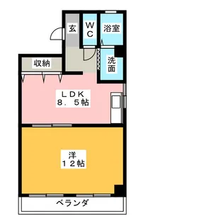 いしだビル【3階】の間取り
