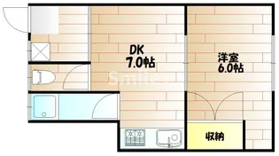 十日市アパート【1階】の間取り