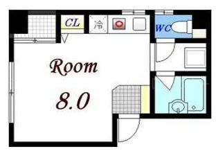 ポートサイド御幸【3階】の間取り