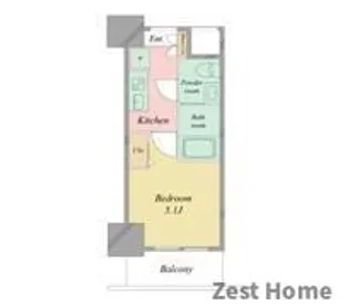 アリビオ立花II【3階】の間取り